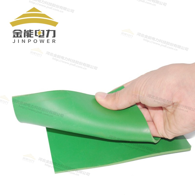 環保型3-12mm綠色平面絕緣膠墊（5-35kV）